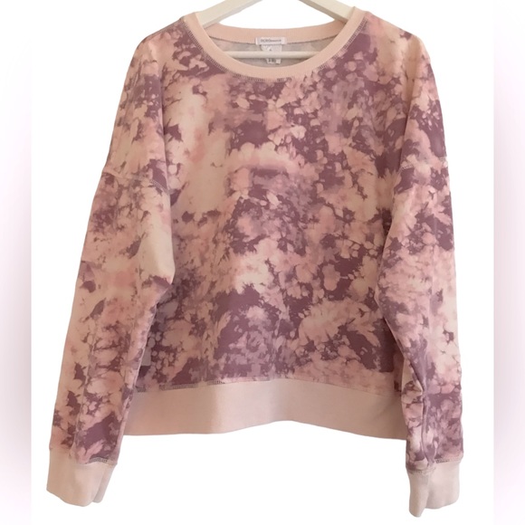 BCBG  pink tie dyed Sweatshirt - Picture 1 of 3